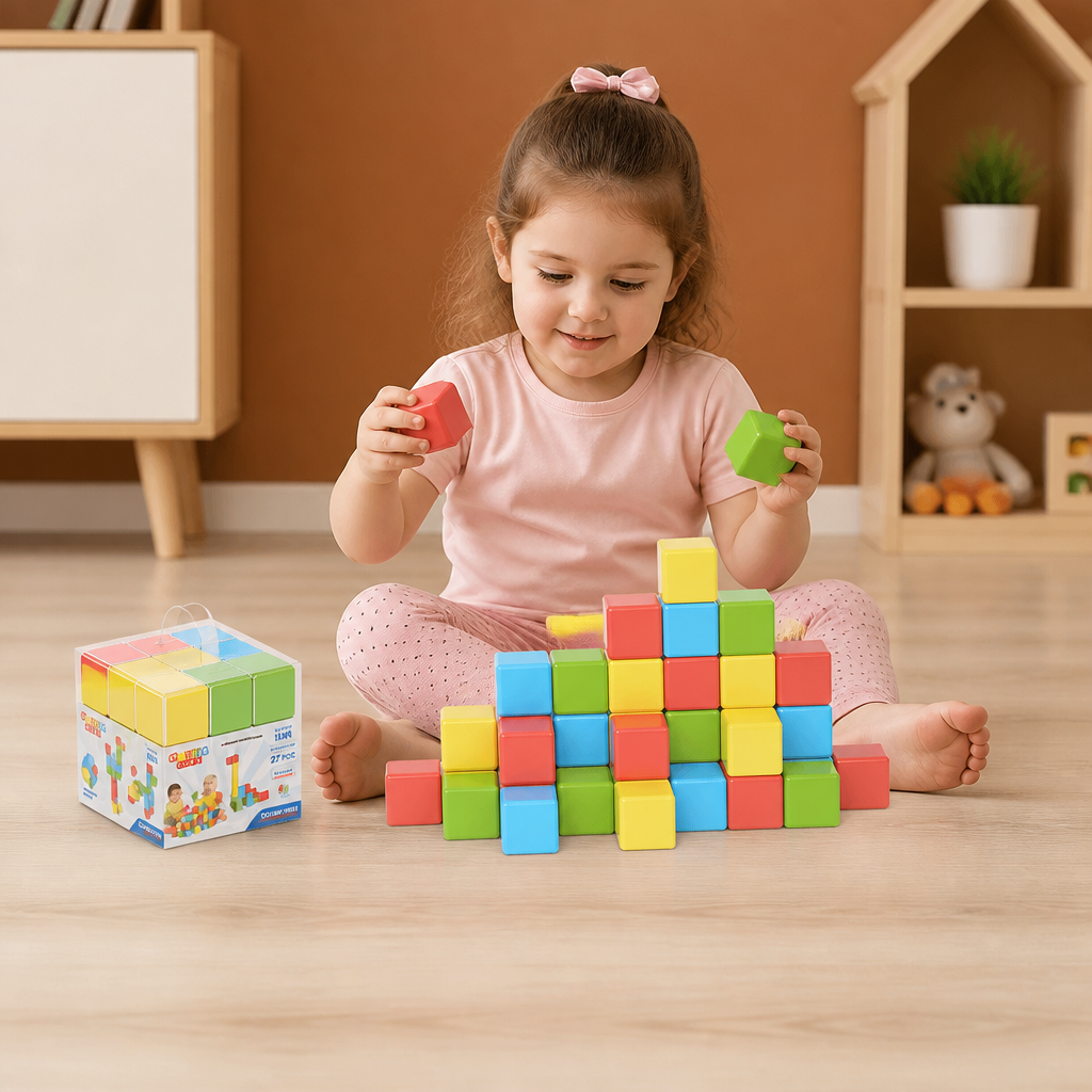 Toddler Safe 4.2cm Magnetic Building Cubes – STEM Learning Blocks