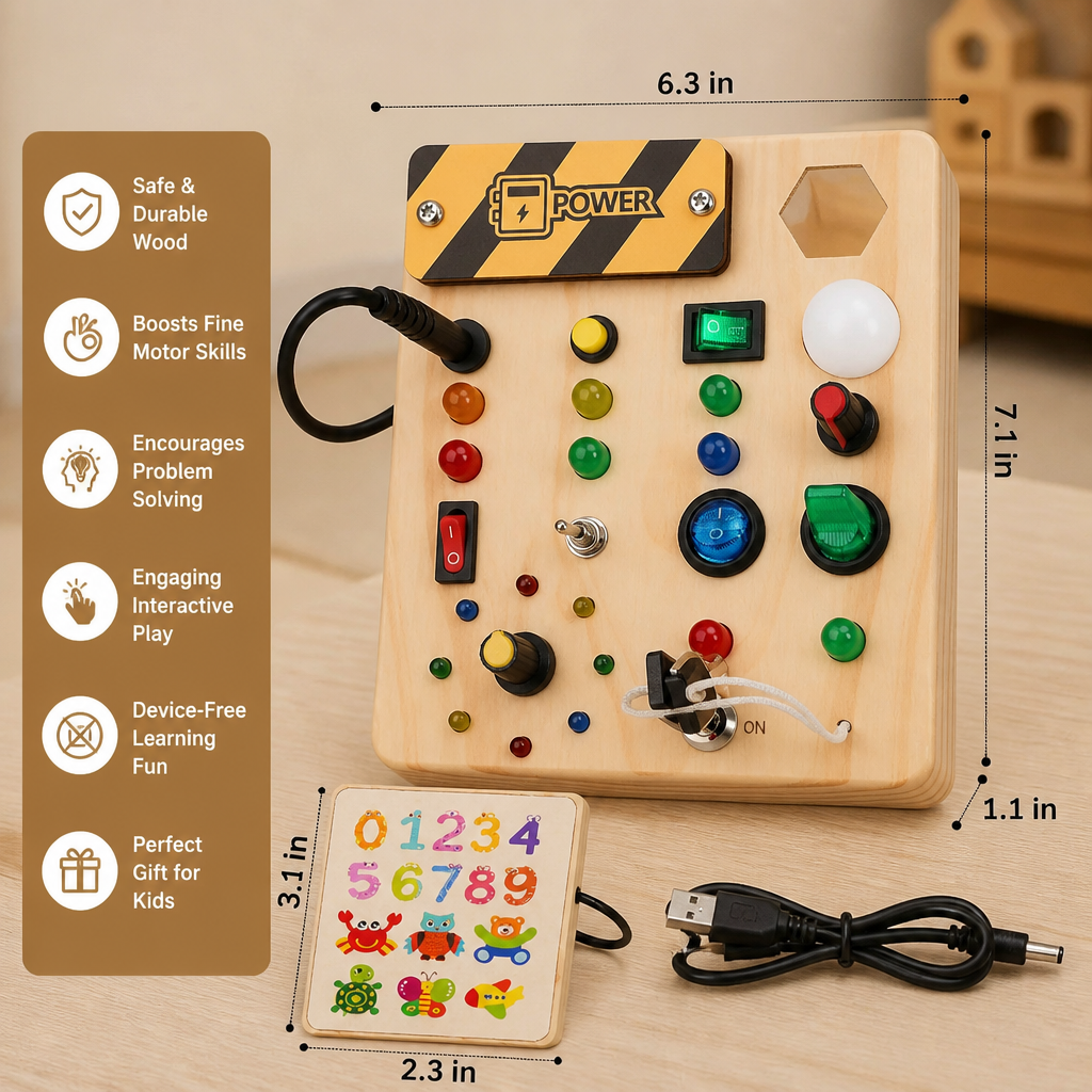 Interactive Montessori Learning Board For Children