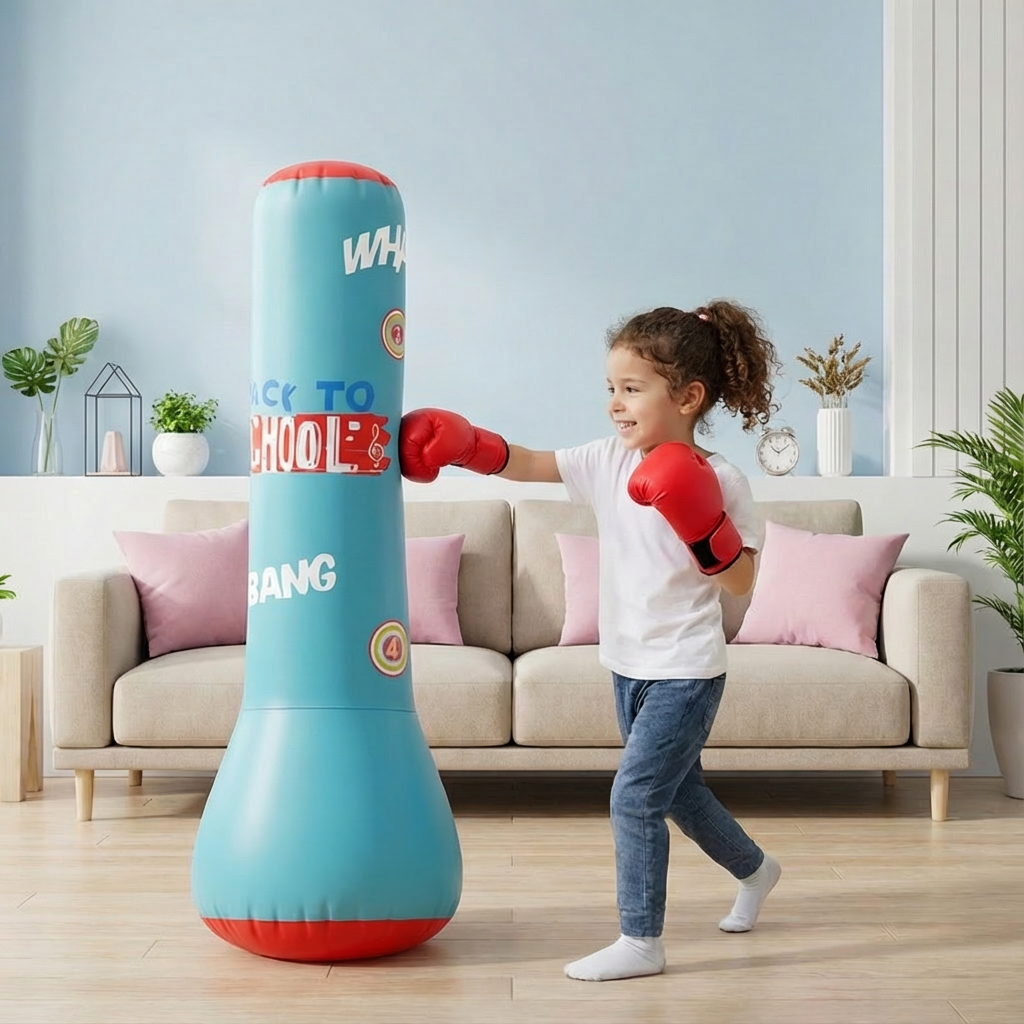 Inflatable Kids Boxing Bag with Water Base