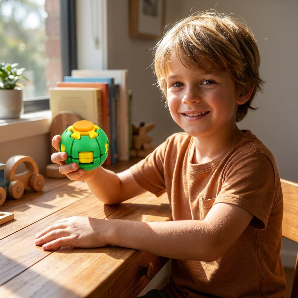 Rotating Decompression Fidget Ball