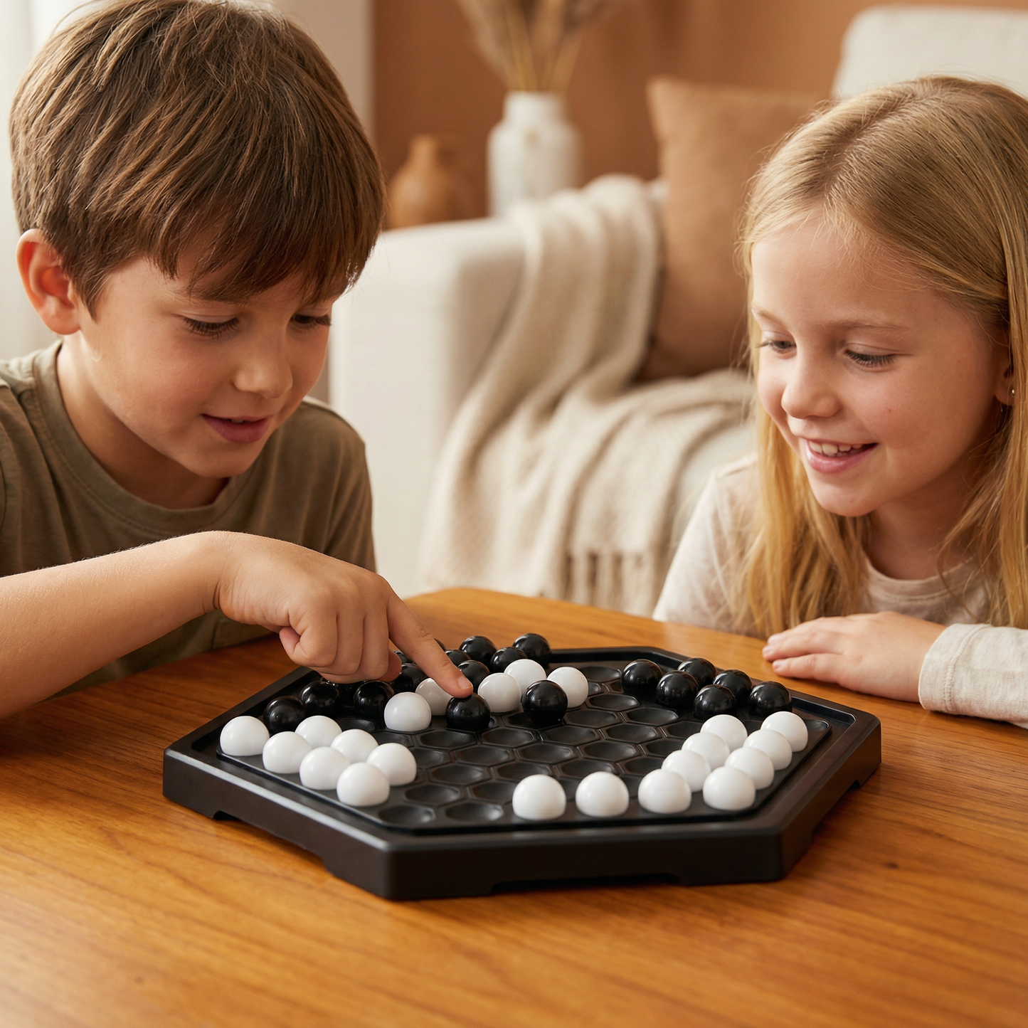 Push-Chess Family Strategy Game – Interactive Logic & Thinking Game for Kids