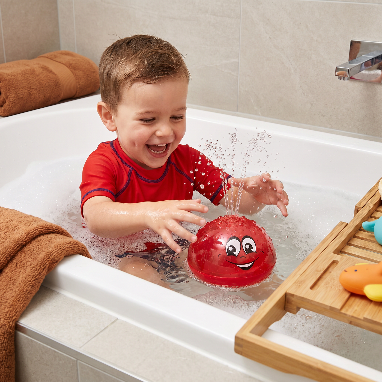 Magic Spray Ball – Interactive Water Toy for Fun Bath Time & Entertainment