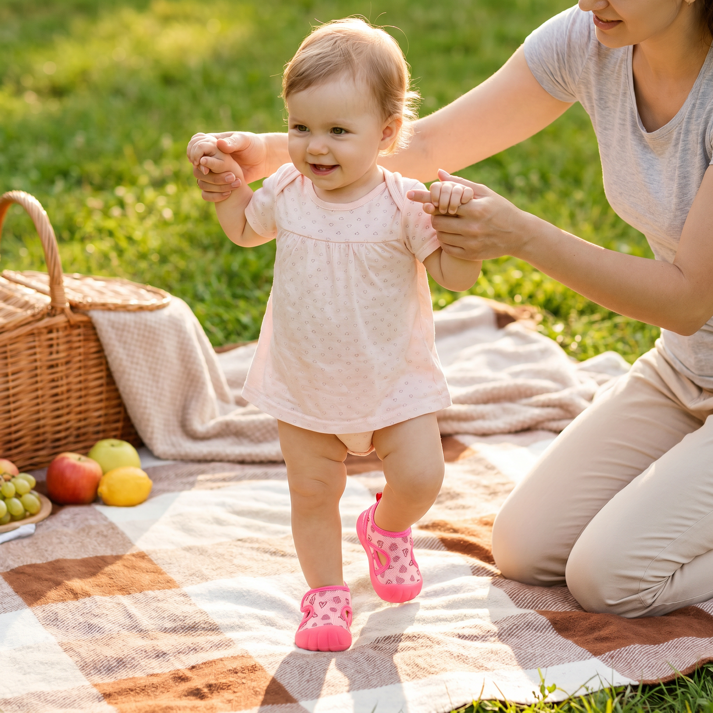 Summer Baby Sandals with Non-slip soles and Breathable Material
