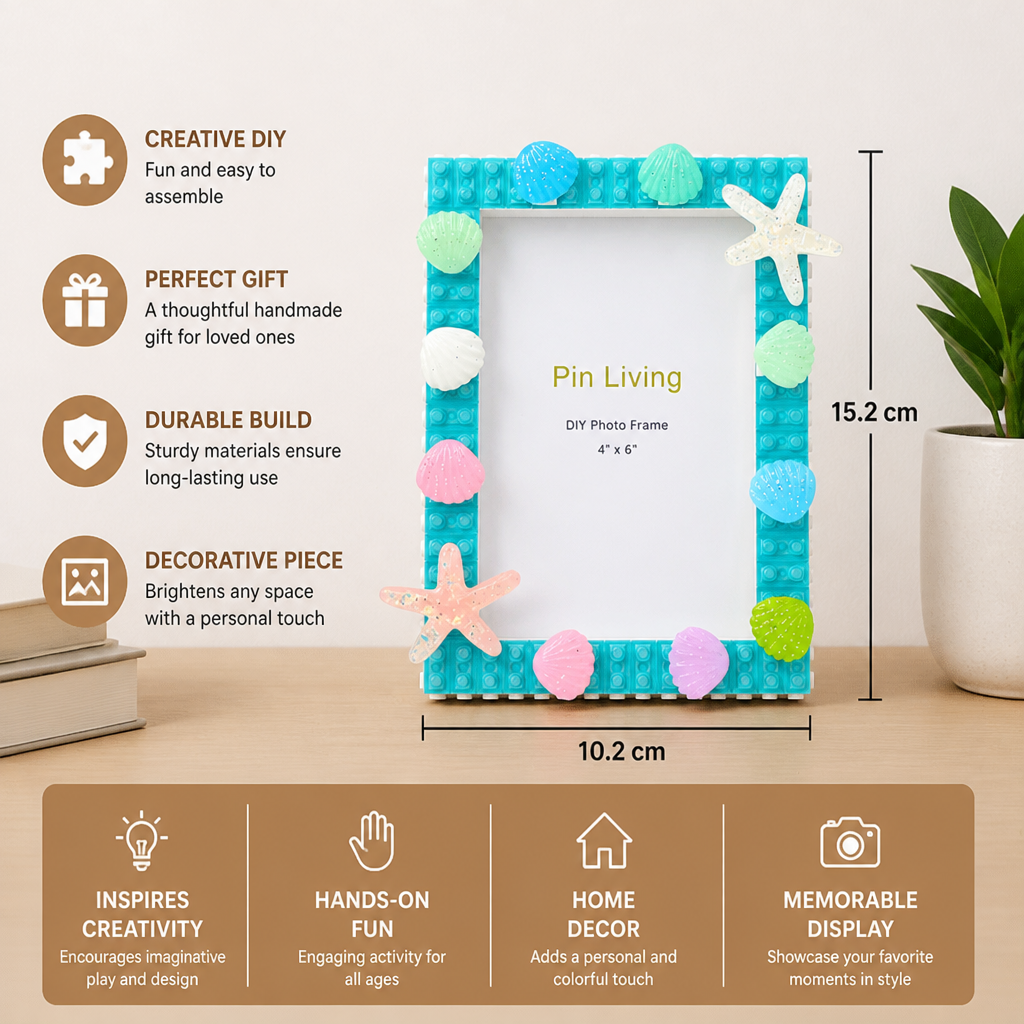 DIY Building Blocks Photo Frame Craft Kit