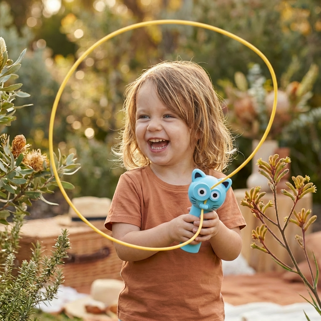 Cat-Themed Lasso Toy for Kids – Spinning Rope Launcher Fun