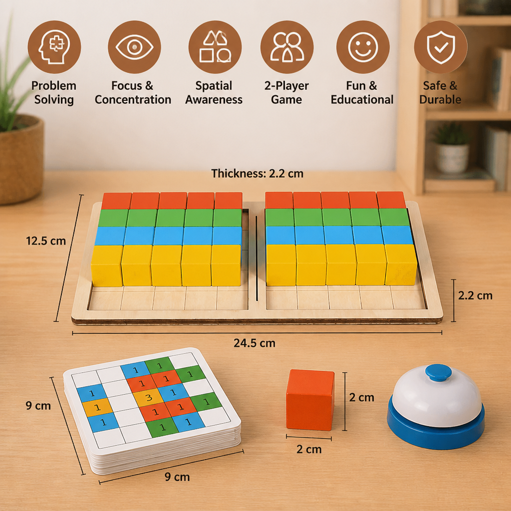 3D Color Match Building Blocks Puzzle Game