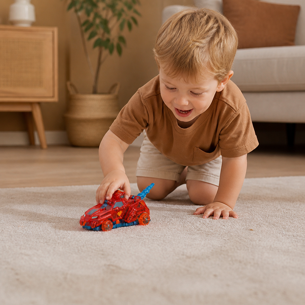 Jumping Transforming Racing Car Toy