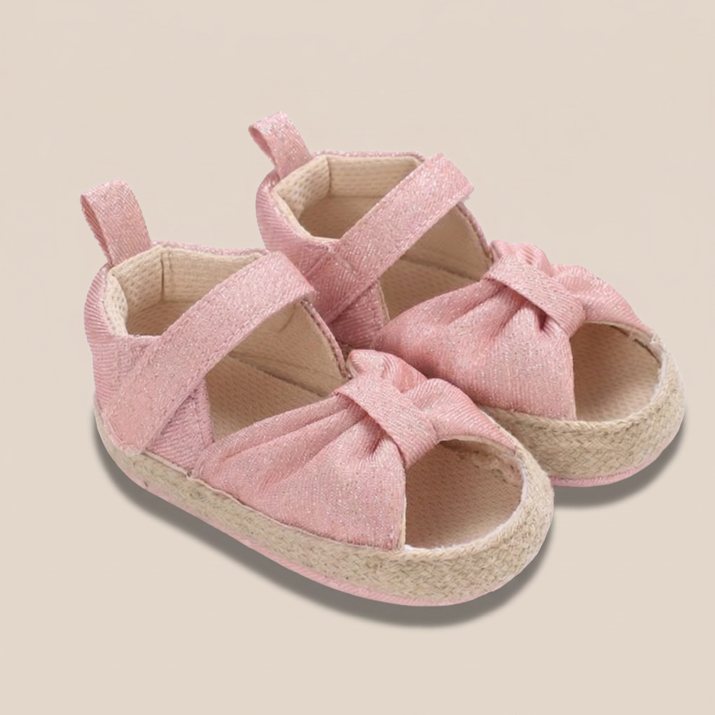 Espadrille Bow T-Strap Sandals