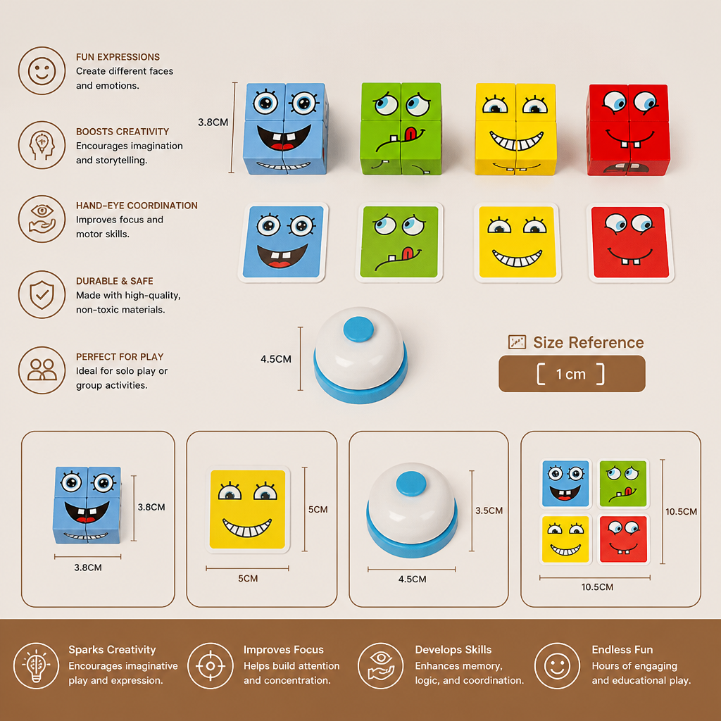 Face Puzzle Cube Game
