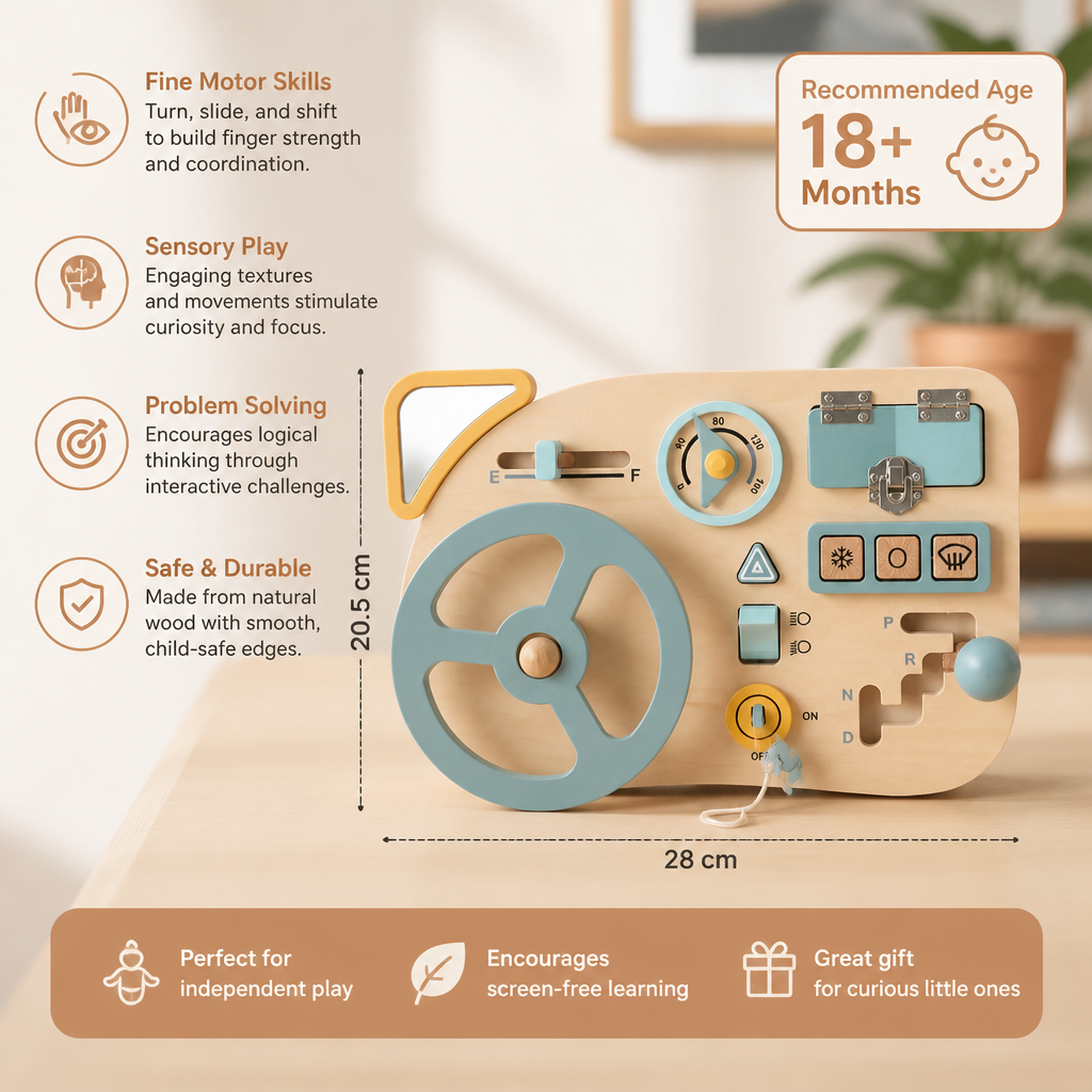Explorer Steering Wheel – Montessori Steering Control