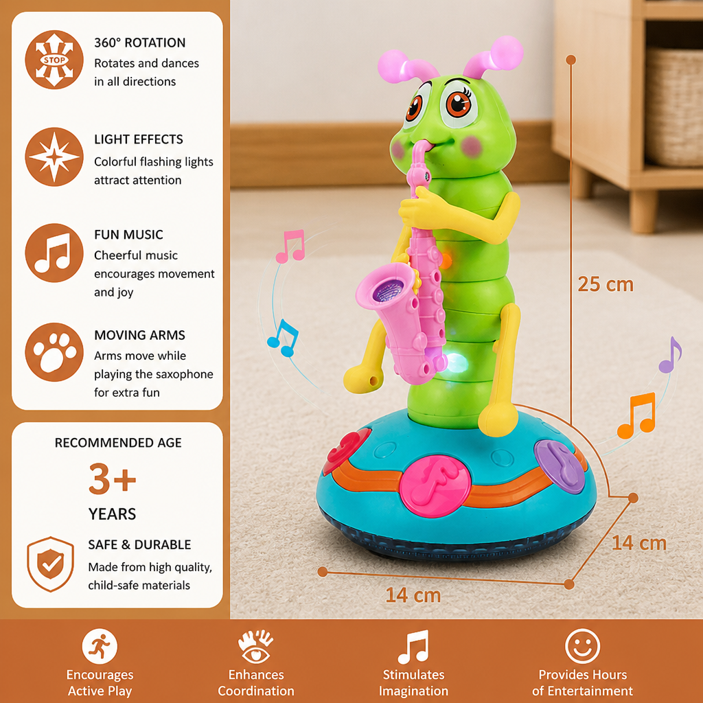 Dancing Saxophone Caterpillar