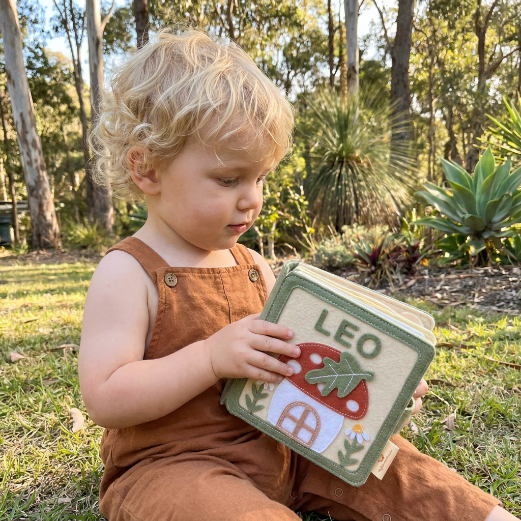 Kids Felt Book Personalized