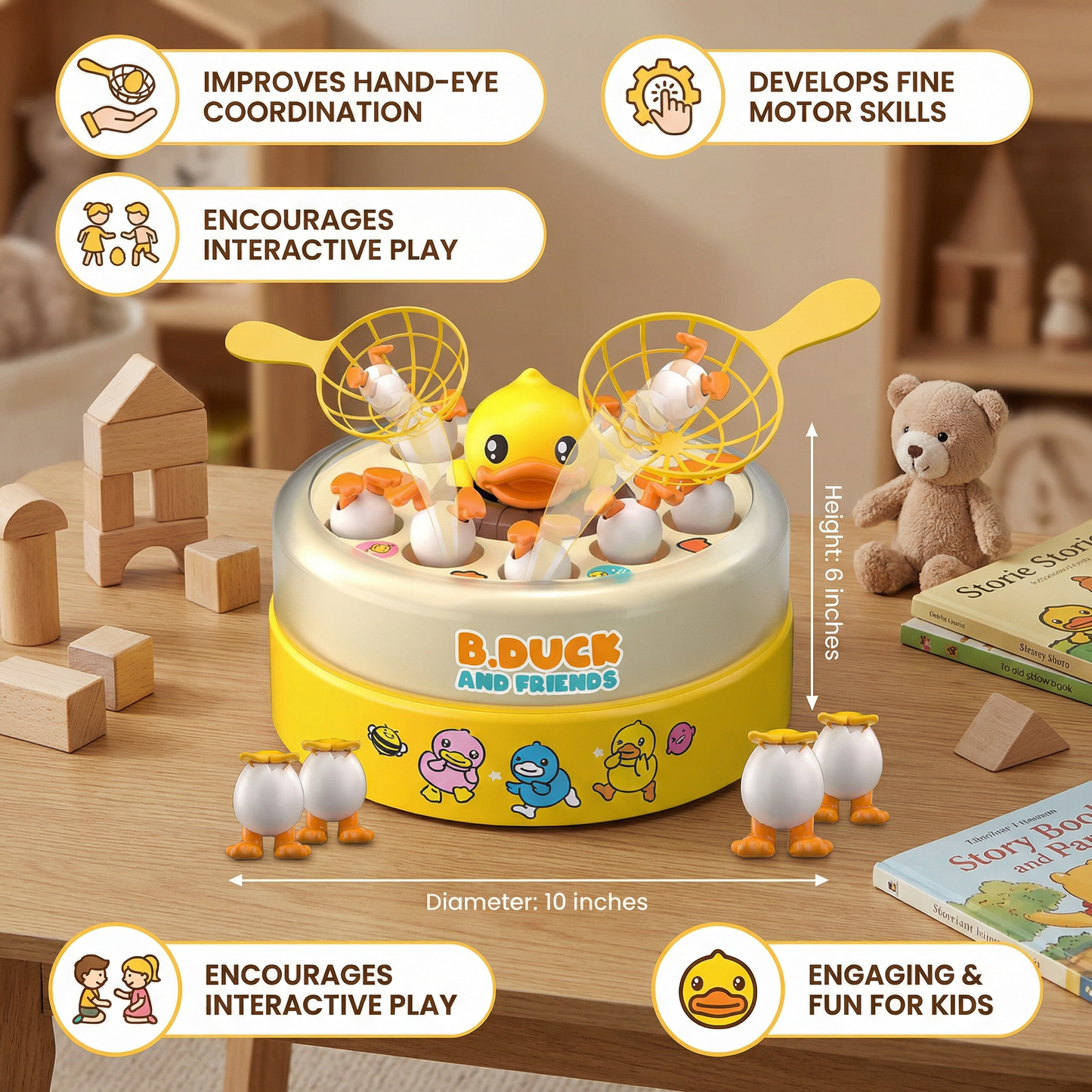 Duck Catch Game for Kids – Interactive Skill Game