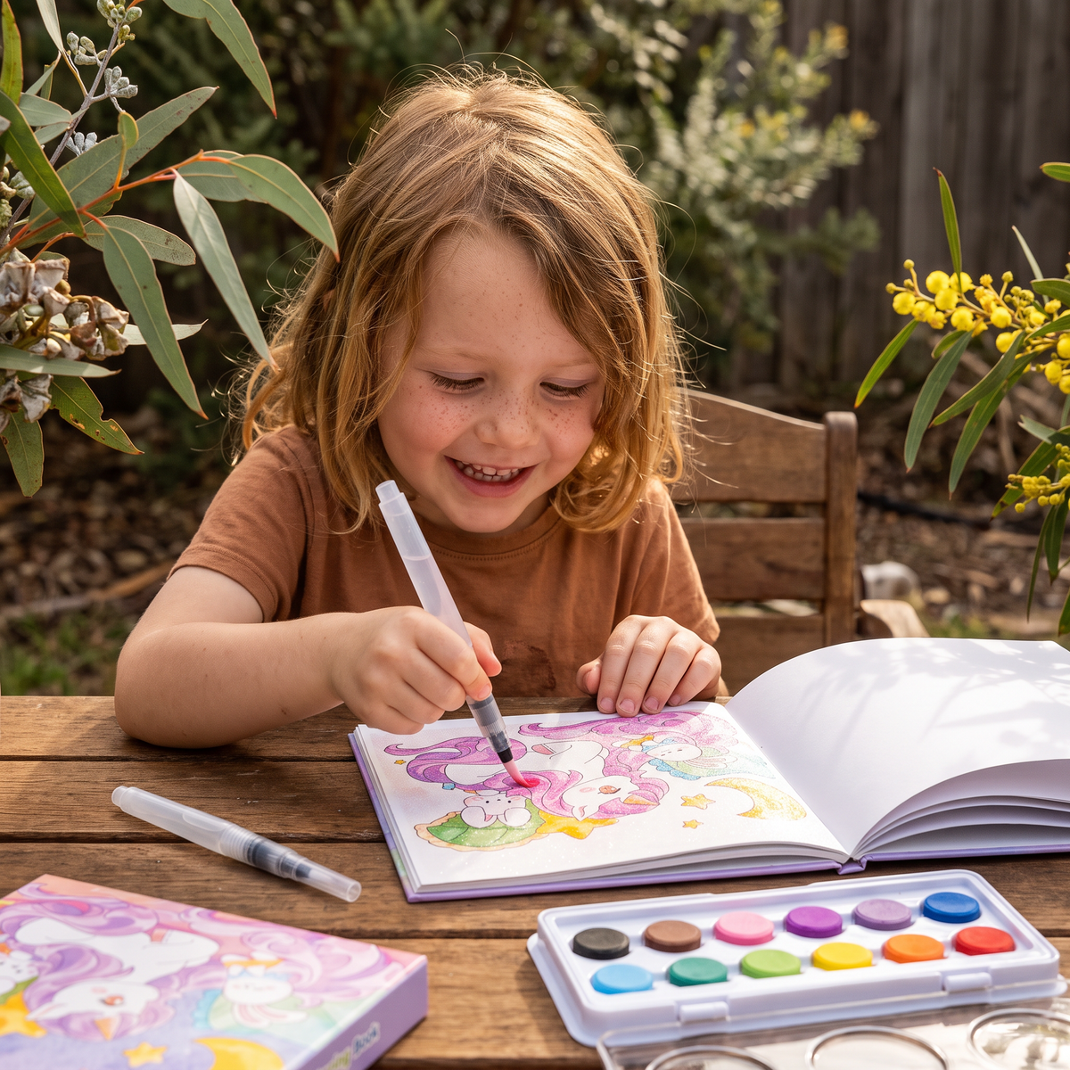All-in-One Watercolour Painting Book