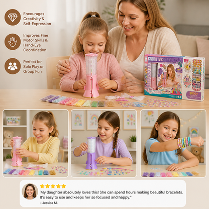 DIY Beaded Bracelet Making Kit for Kids