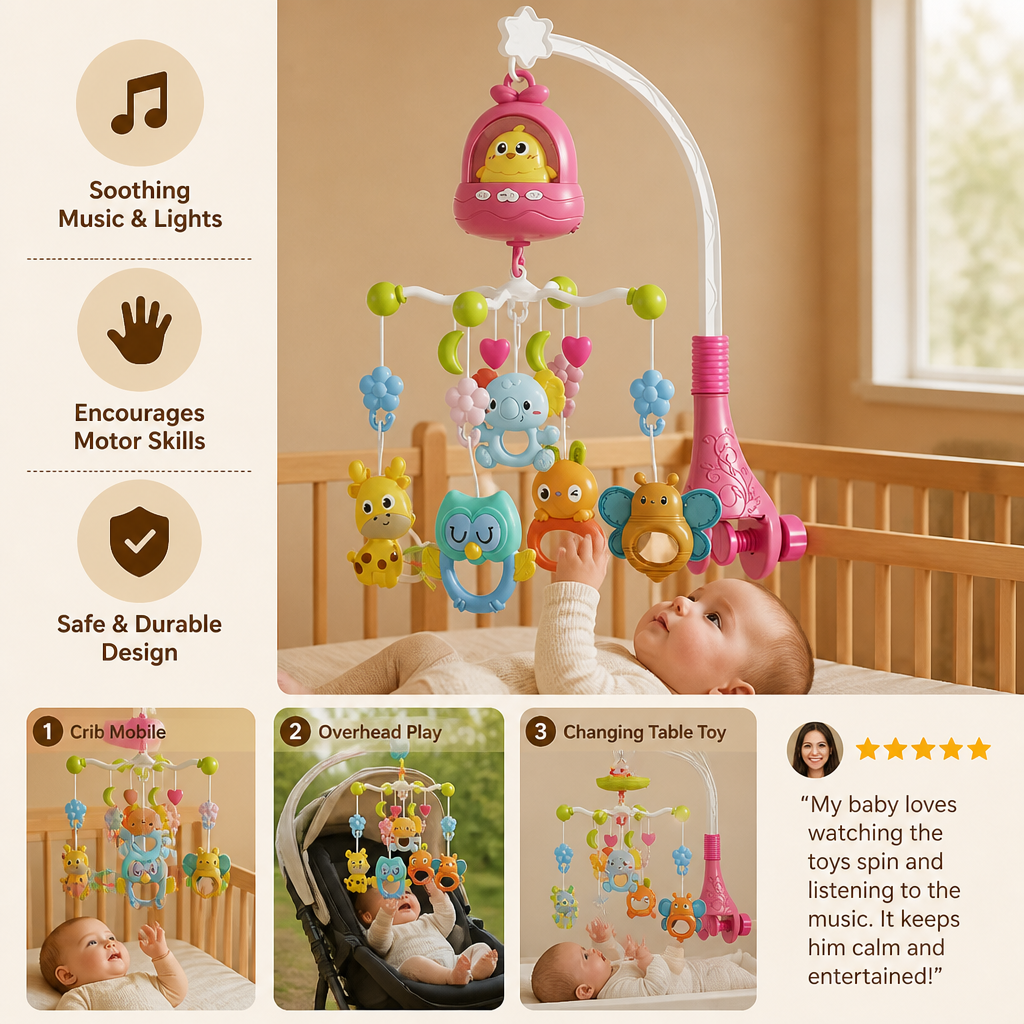 Mobile Toy for Crib & Changing Table