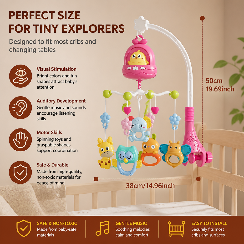 Mobile Toy for Crib & Changing Table