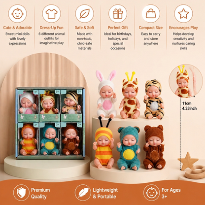 Mini Fairy Princess Doll Dress-Up Set