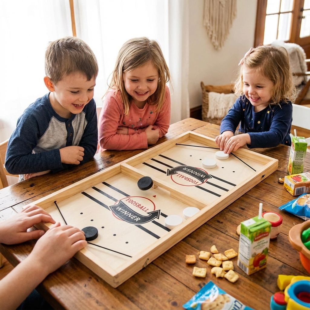 Wooden Catapult Chess Board Game for Family Game Night