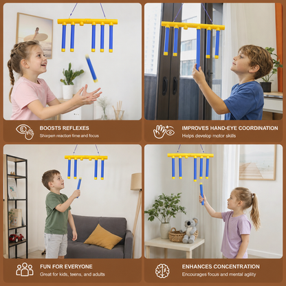 Falling Sticks Reflex Challenge Game – Hand-Eye Coordination Toy