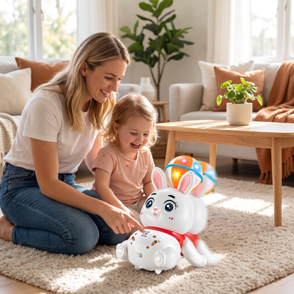 Interactive Dancing Rabbit Toy – Lights, Music & Fun Movement