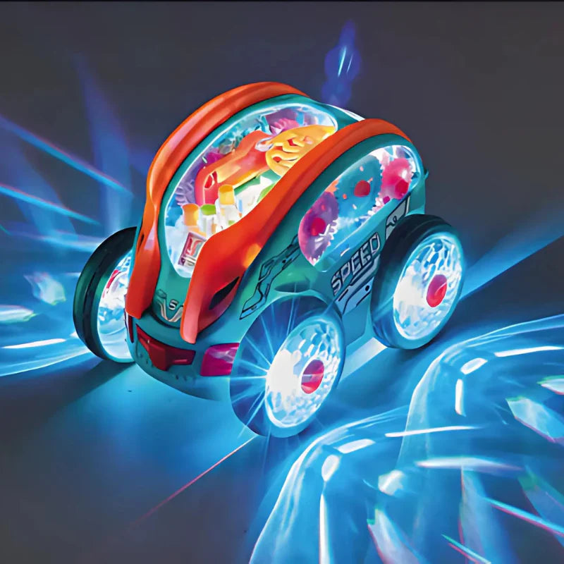 LED Somersault Vehicle Toy with Music and 360 Rotation