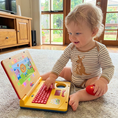 Kids’ Interactive Laptop with Lights, Music & Scrolling Screen