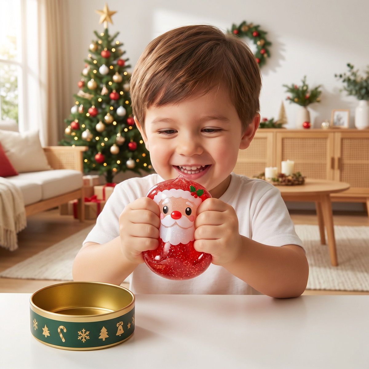 Christmas Dumpling Squishy Stress Relief Toy Set