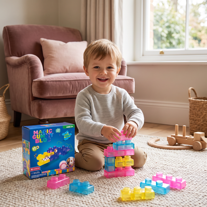 Safe & Soft Squishy Jelly Building Blocks for Kids