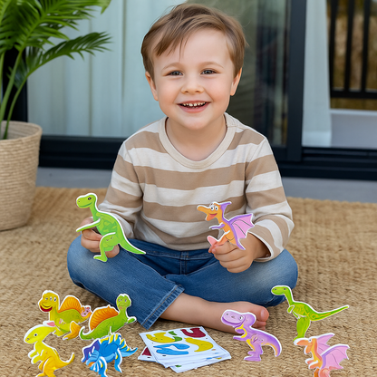 3D Cartoon Puzzle Set for Children