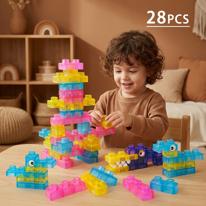 Magical Gummy Blocks, Soft Building Blocks for Children