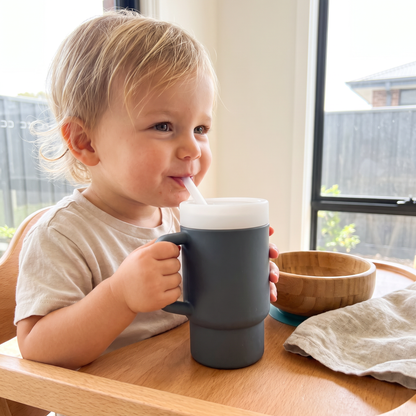Leakproof Silicone Toddler Straw Cup