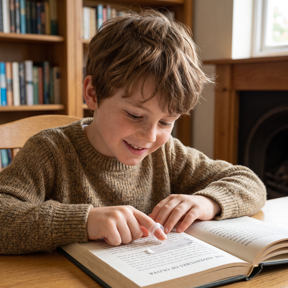 Kids’ Finger Reading Tracker – Translucent Reading Guide