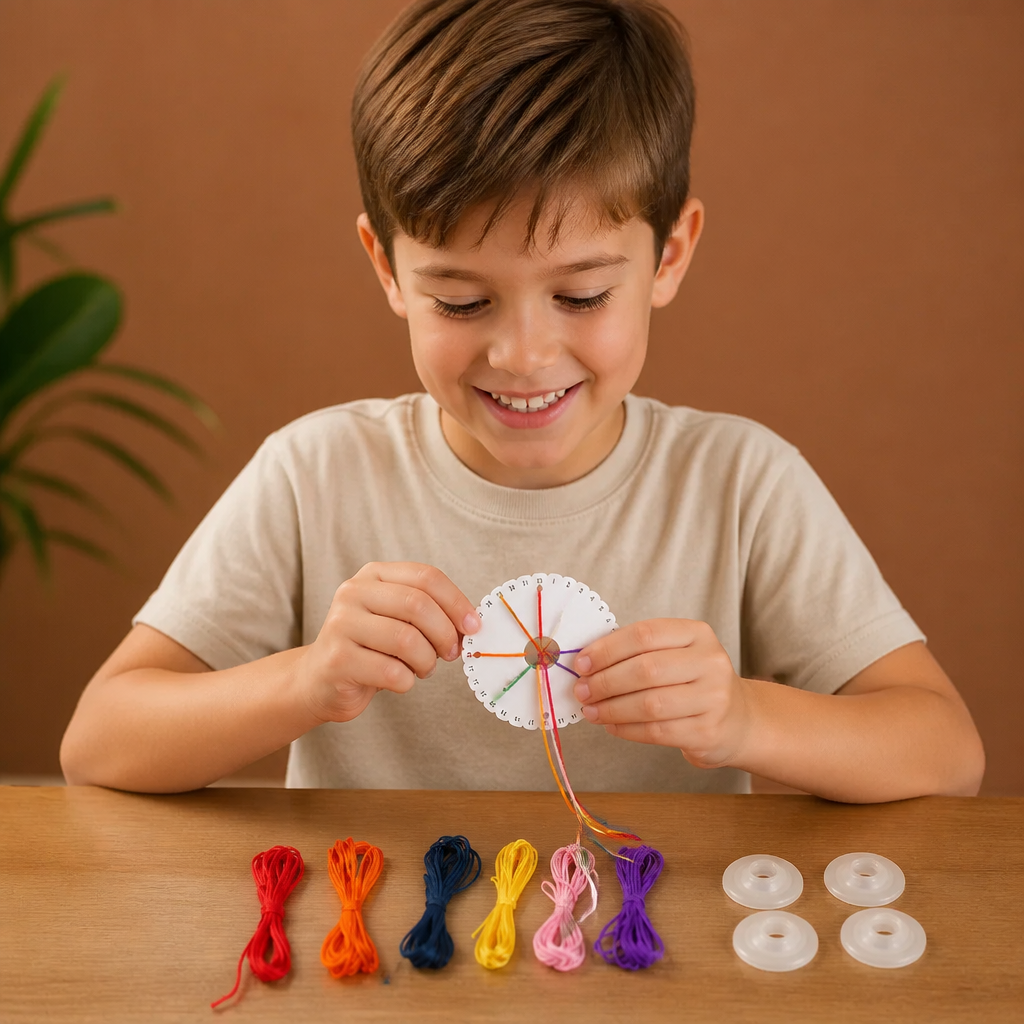 DIY Kumihimo Bracelet Making Kit for Kids