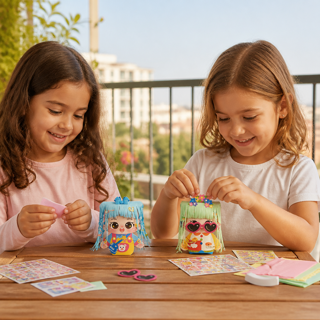 DIY Hair Stylist Craft Kit for Kids