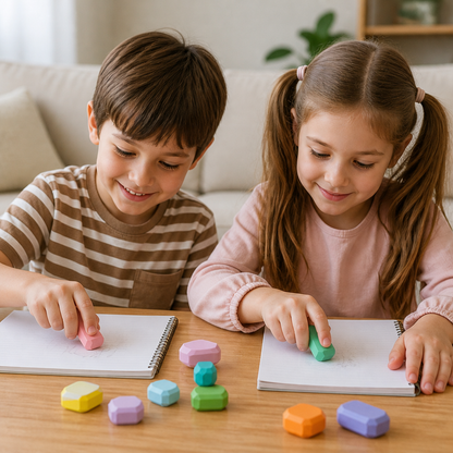 Stack & Build Gem Eraser Set