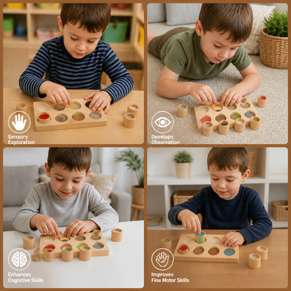 Montessori Touch-and-Feel Game – Sensory Learning Toy