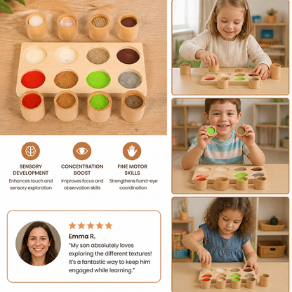 Montessori Touch-and-Feel Game – Sensory Learning Toy