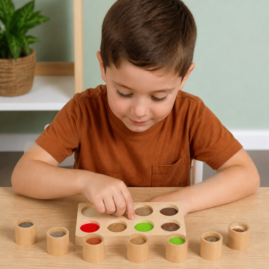 Montessori Touch-and-Feel Game – Sensory Learning Toy