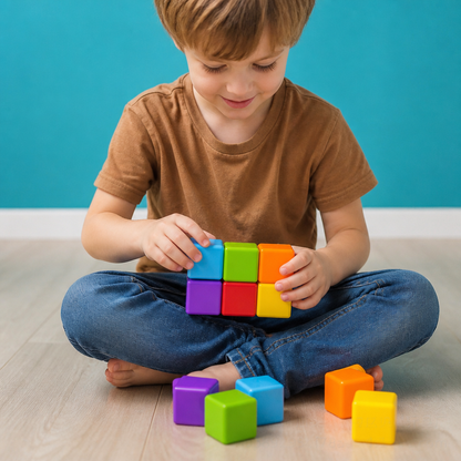 Toddler Safe 4.2cm Magnetic Building Cubes – STEM Learning Blocks