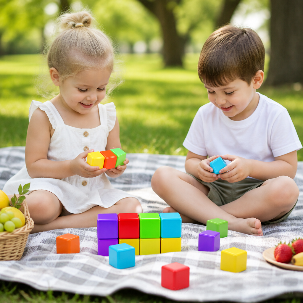 Toddler Safe 4.2cm Magnetic Building Cubes – STEM Learning Blocks