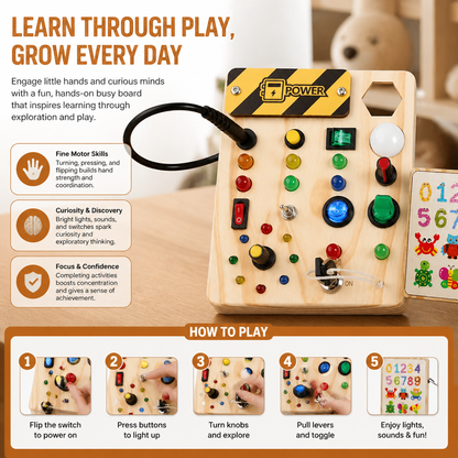 Interactive Montessori Learning Board For Children