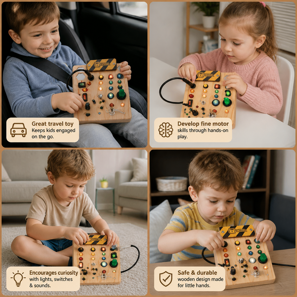 Interactive Montessori Learning Board For Children