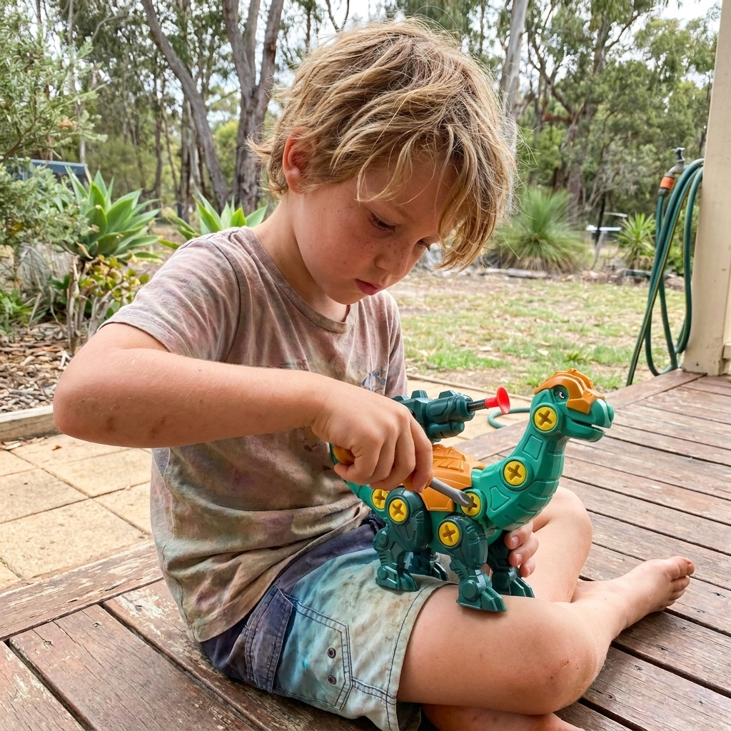 DIY Build & Transform Dinosaur Egg Toy