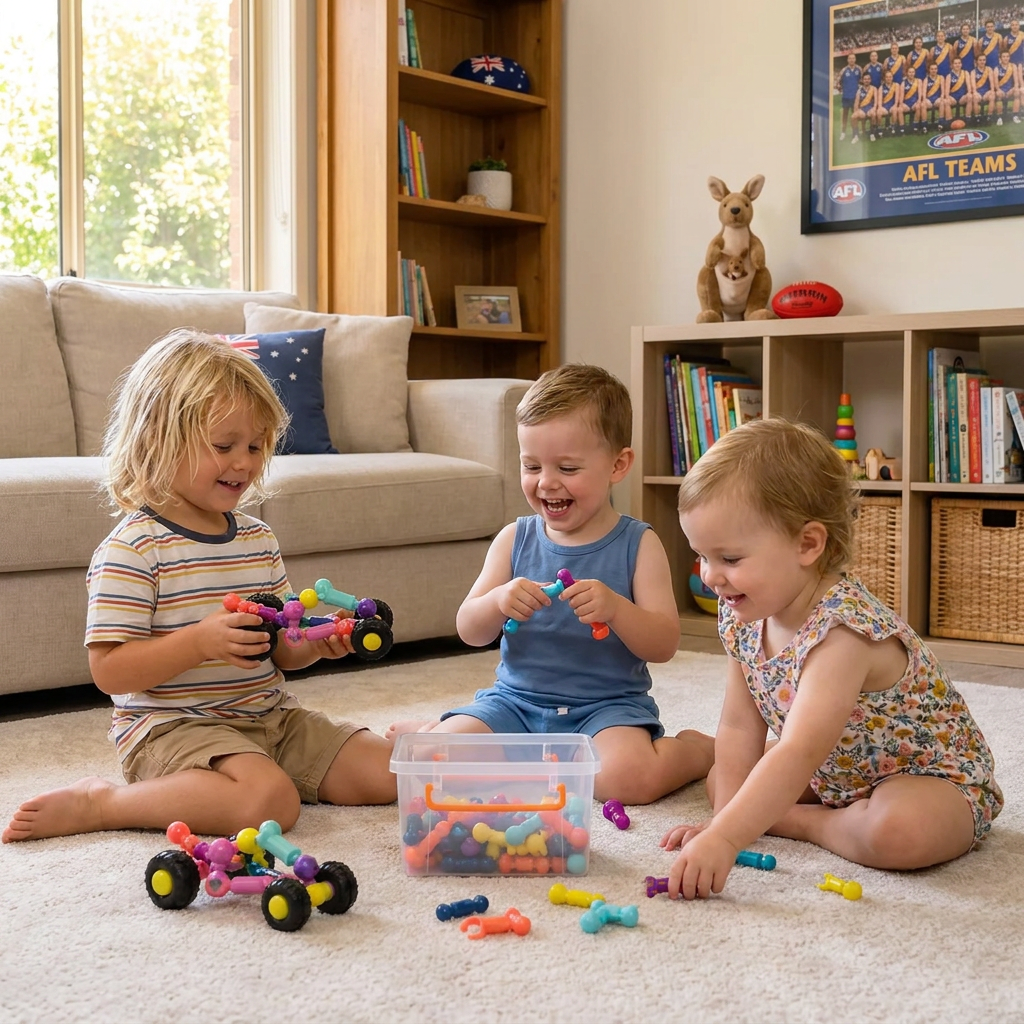 Educational DIY Building Set with Movable Joints
