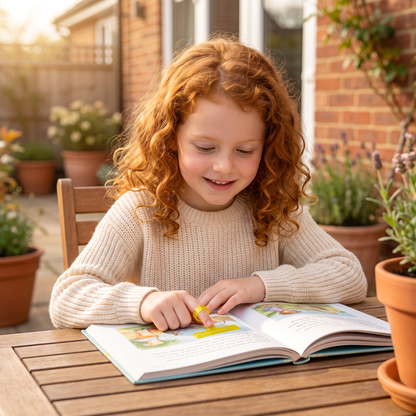 Kids’ Finger Reading Tracker – Translucent Reading Guide