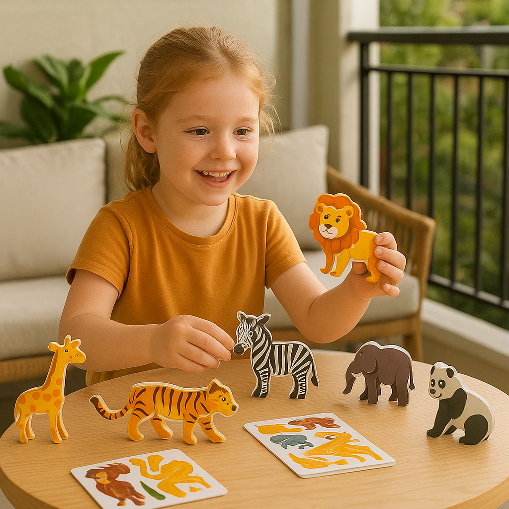 3D Cartoon Puzzle Set for Children