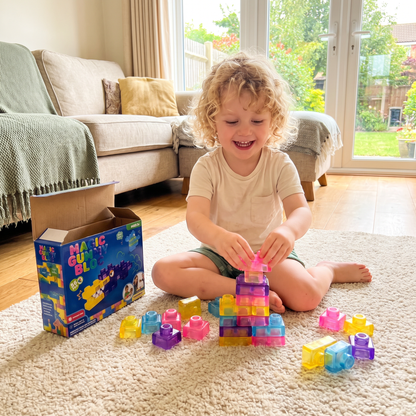 Safe & Soft Squishy Jelly Building Blocks for Kids