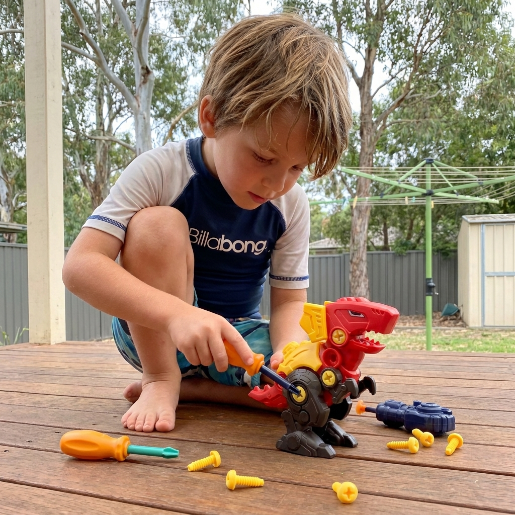 DIY Build & Transform Dinosaur Egg Toy