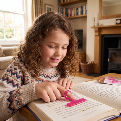 Kids’ Finger Reading Tracker – Translucent Reading Guide